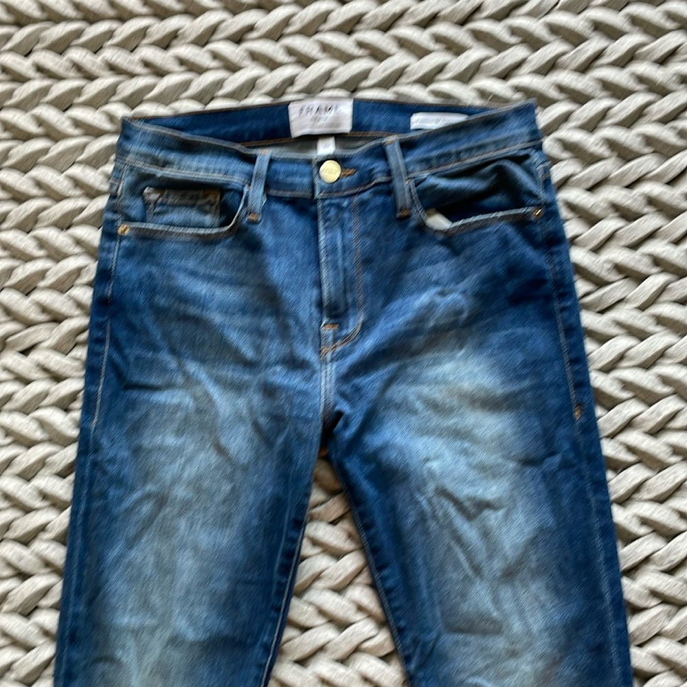 FRAME Skinny Crop Denim